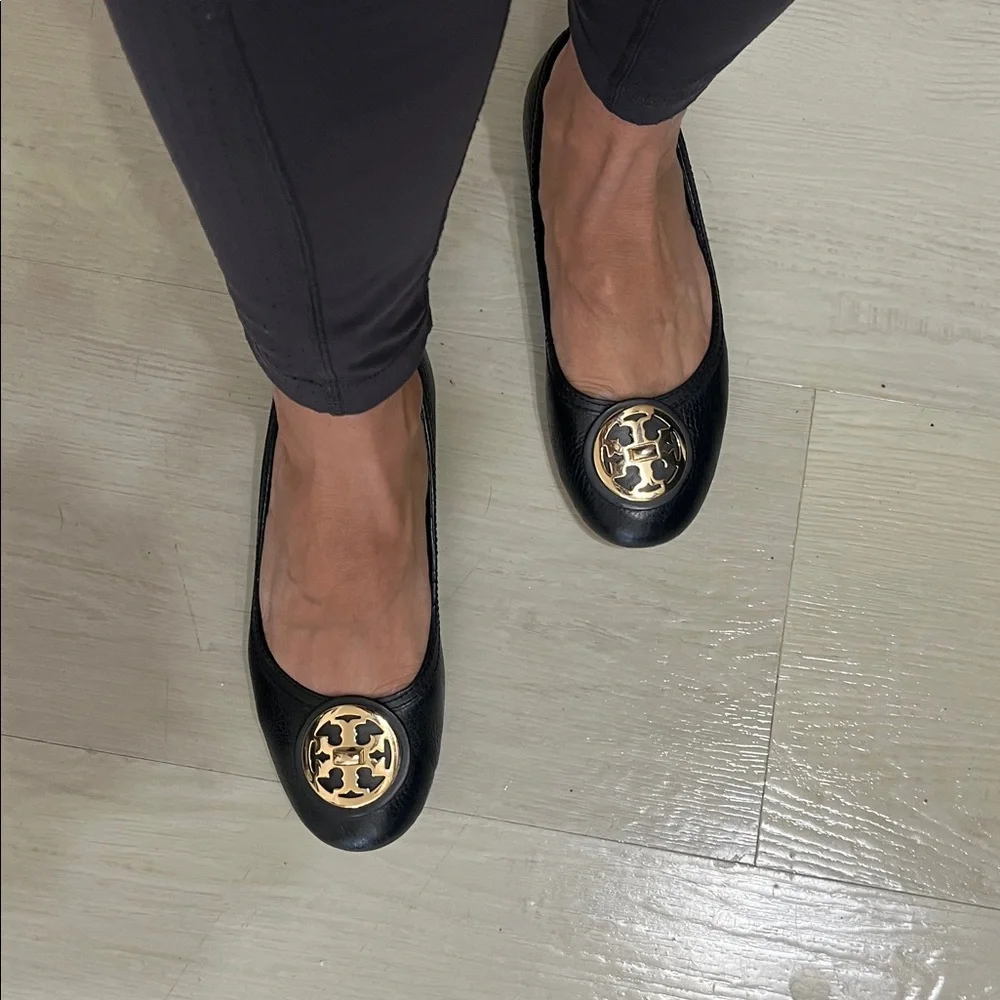 Tory Burch Black Flats - Picture 10 of 10
